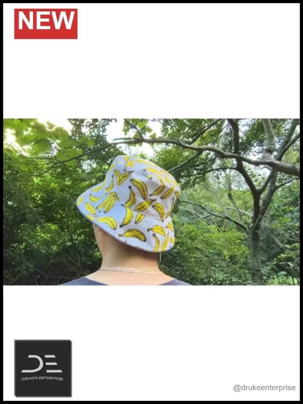 Reversible Bucket Hat with UV Protection for Women Men